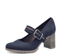 s.Oliver Escarpins pour Femme avec Sangle 5-22413-43, Bleu Marine, 37 EU