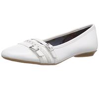 s.Oliver Femme 22100 Ballerines fermées, Blanc 100, 38 EU