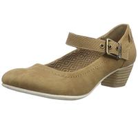 s.Oliver Femme 24405 Chaussures à Talons-Avant du Pieds Couvert, Marron Camel Comb 328, 37 EU
