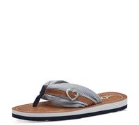 s.Oliver Femme 5-27112-42 Tongs, Bleu, 39 EU