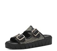 s.Oliver Femme 5-27209-42 Sandale Glissante, Noir/Comb, 40 EU