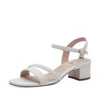 s.Oliver Femme 5-28207-42 Sandale à Talon, Blanc, 38 EU
