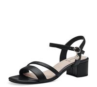 s.Oliver Femme 5-28207-42 Sandale à Talon, Noir, 39 EU