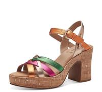 s.Oliver Femme 5-28315-42 Sandale à Talon, Multicolore, 38 EU