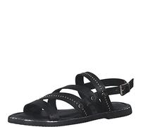 s.Oliver Femme 5-5-28105-20 Sandale, Noir, 38 EU