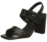 s.Oliver Femme 5-5-28303-26 Sandale à Talon, Noir, 41 EU