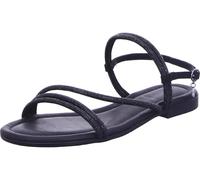 s.Oliver Femme Damen 5-28101-44 Sandale Plate, Noir, 39 EU