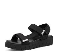 s.Oliver Femme Damen 5-28706-44 Sandale Plate, Noir, 39 EU