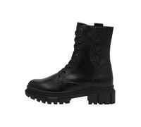 s.Oliver Femme Damen Lace Boot Flat 5-25231-45 Bottine, Paillettes Noires, 40 EU