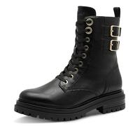 s.Oliver Femme Damen Lace Boot Flat 5-25258-45 Bottine, Black Gold, 38 EU