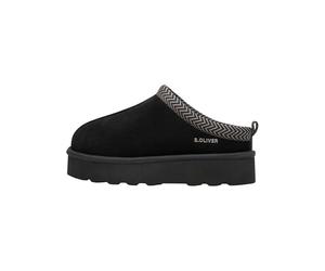 s.Oliver Femme Damen Mule Flat 5-27104-43, Noir, 40 EU