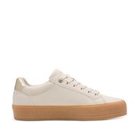 s.Oliver Femme Damen Sneaker Low 5-23600-42 Basket, crème, 37 EU