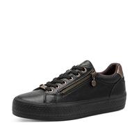 s.Oliver Femme Damen Sneaker Low 5-23600-42 Basket, Noir uni, 39 EU