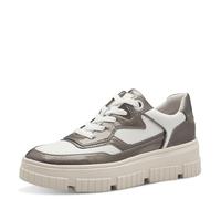 s.Oliver Femme Damen Sneaker Low 5-23638-43 Basket, White/Grey, 37 EU