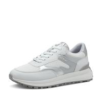 s.Oliver Femme Damen Sneaker Low 5-23660-43 Basket, Blanc/Argent, 39 EU