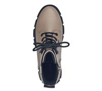 s.Oliver Femmes Bottes à lacets Matt Metallic Look Plateforme 5-25214-41, Taille:38 EU, Couleur:Beige