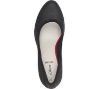 s.Oliver Femmes Talon bloc sportif Semelle profilée 5-22404-42, Taille:40 EU, Couleur:Noir