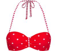 s.Oliver Hauts de bikini 'Audrey' rouge feu / blanc, Taille 70