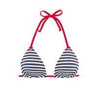 s.Oliver Hauts de bikini bleu marine / rouge sang / blanc, Taille 75