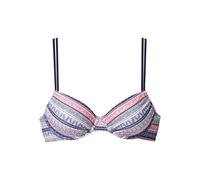 s.Oliver Hauts de bikini marine / turquoise / rose clair / blanc, Taille 75