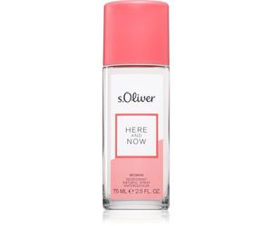 s.Oliver Here and Now Women déodorant avec vaporisateur pour femme 75 ml