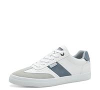 s.Oliver Homme Herren Sneaker Low 5-13609-44 Basket, Blanc/Bleu, 41 EU
