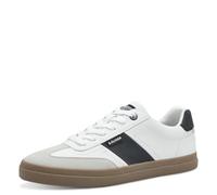 s.Oliver Homme Herren Sneaker Low 5-13609-44 Basket, White Black, 44 EU