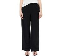 Pantalon structurÃ© Ã jambes larges avec taille Ã©lastique et poches latÃ©rales femme s.Oliver Noir 46
