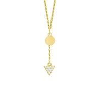 S.oliver Jewel Femme Chaîne Collier Argent Zirconium Ovale 2012645