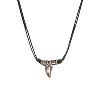 S.oliver Jewel Hommes Chaîne Cuir Acier Inoxydable Argent Cuir Noir Dent 2035535