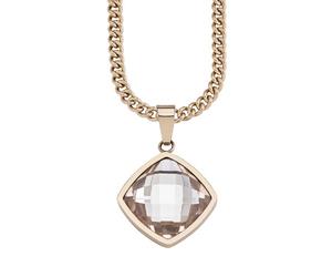 s.Oliver Jewels - 465304 - Collier Femme - Acier Inoxydable 25.0 Gr - Cristal