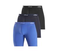 s.Oliver Jh-34bl_ls Caleçon Boxeur, 3 x Bleu Assorti, L (Lot de 3) Hommes
