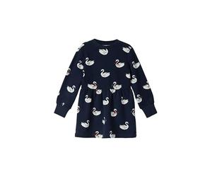 s.Oliver Junior 2173297 Robe Sweat avec imprimé intégral, 59A1, 110 Fille