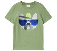 s.Oliver Junior 2175743 T-Shirt à Paillettes réversibles, 7253, 128-134 Garçon