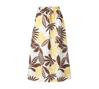 s.Oliver Jupe écru / chocolat / jaune, Taille 44