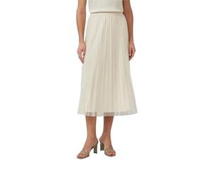 s.Oliver Jupe midi plissée en Maille avec Doublure en Jersey, 9303_Beige, 48