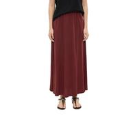 s.Oliver Jupe pour Femme - Coupe décontractée, Jersey élastique, Motif intégral, Longueur midi avec Poches