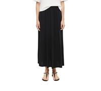 s.Oliver Jupe pour Femme - Coupe décontractée, Jersey élastique, Motif intégral, Longueur midi avec Poches