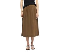 s.Oliver Jupe pour Femme - Coupe décontractée, Viscose, imprimé intégral, Taille Haute, Taille élastique