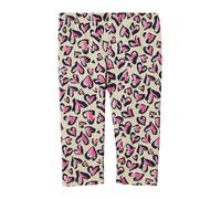 s.Oliver Leggings 'Capri' écru / rose / rose / noir, Taille 128
