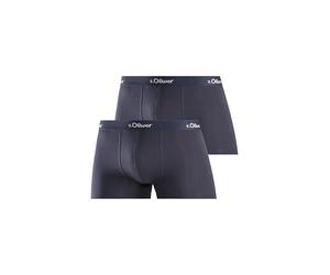 s.Oliver Lot de 2 Boxers pour Homme Ph-234b_ls, 2 x Bleu Marine, XL