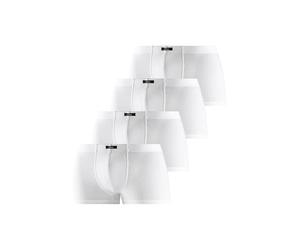 s.Oliver Lot de 4 Boxers Mh-35h_ls pour Homme, 4 x Blancs, S