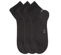 S. Oliver Lot de 6 chaussettes basses mixte - Noir - 35/38