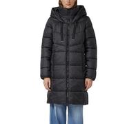 s.Oliver Manteau matelassé pour femme avec col montant et capuche, 9999_noir, 46