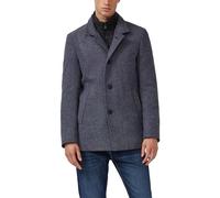 s.Oliver Manteau texturé avec laine et insert fixe, 58W0_bleu profond, 48