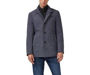 s.Oliver Manteau texturé avec laine et insert fixe, 58W0_bleu profond, 48