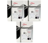 s.Oliver Men Coffret Cadeau 3x Duo Set Spray : 3x 30ml EDT + 3x 75ml Gel Douche