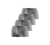 s.Oliver MH-35H_LS, Caleçon Boxeur Homme, 4X Gris Chiné, XL ( Lot de 4 )