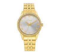 s.Oliver Montre femme à quartz analogique, avec bracelet en acier inoxydable, or, étanche à 5 bar, Livrée dans une boîte cadeau de montres