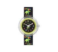 s.Oliver Montre Garçons Montre à quartz analogique pour enfants, avec bracelet en nylon, multicolore, étanche, Livrée dans une boîte cadeau de montre, 2037723